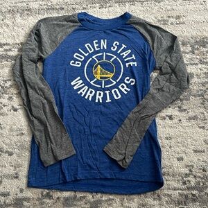 Boys Golden State Warriors long sleeve NBA T-shirt size medium